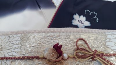 帯・小物抑えめのすっきりコーデ